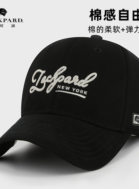 lackpard四季男女棒球帽大脸刺绣帽子宽帽檐防晒硬顶鸭舌帽大头围