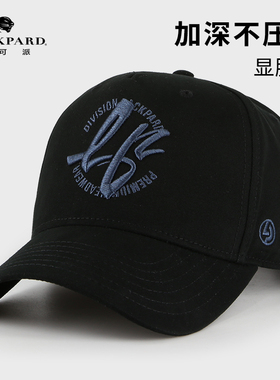 lackpard帽子男款硬顶鸭舌帽加大加深男士高顶帽大头围纯棉棒球帽