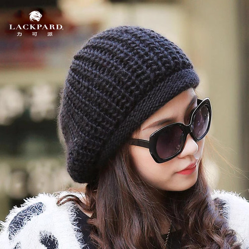 lackpard羊毛日系显脸小针织帽