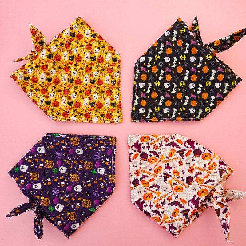 万圣节南瓜围兜猫咪项圈宠物三角巾狗狗口水巾脖圈鬼节骷髅大型犬,宠物/宠物食品及用品,项圈/肩带,淘宝优惠券,粉丝福利购,淘宝优惠卷