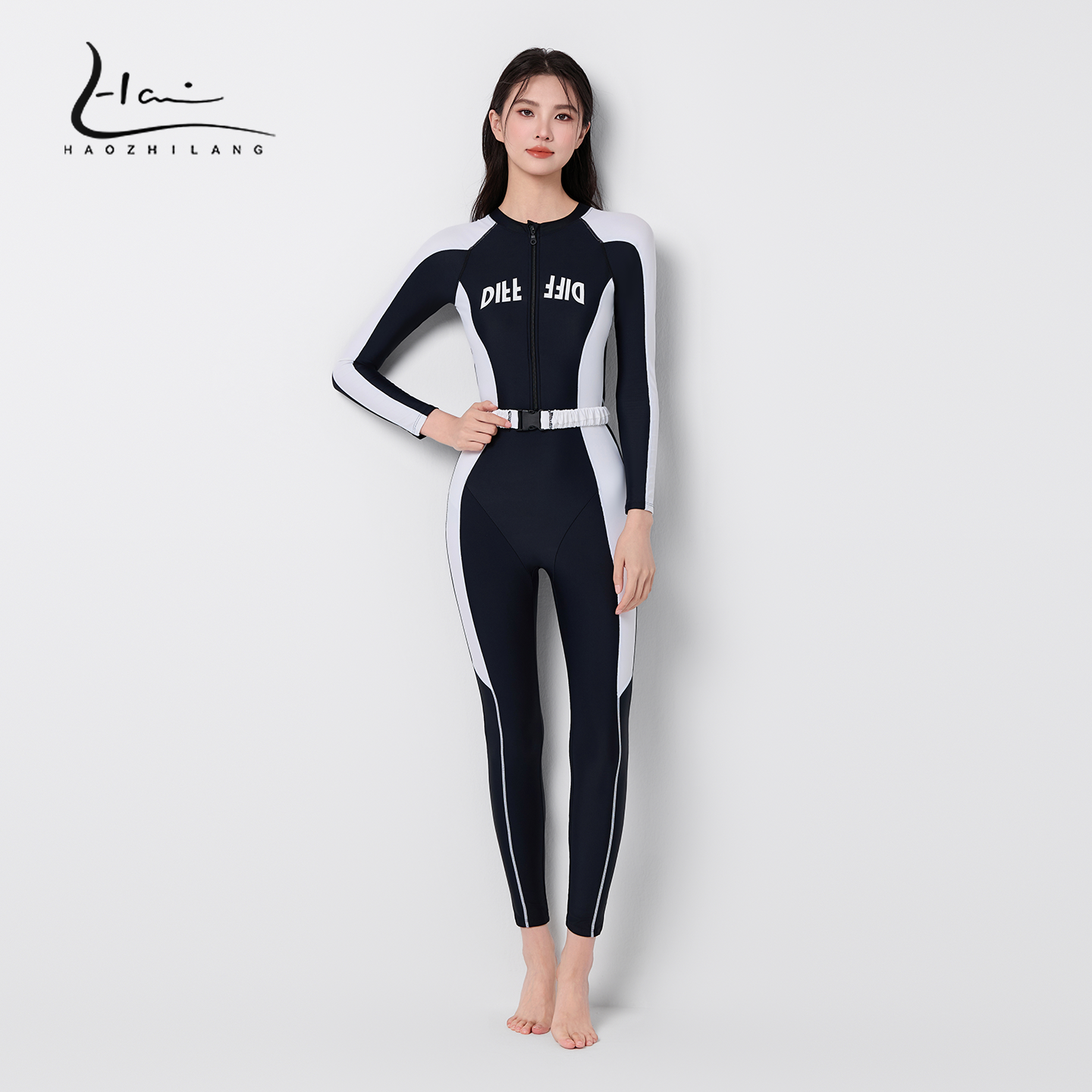 UPF50+防晒水母服女浮潜泳衣