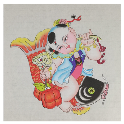 天津民间工艺品如意杨柳青年画