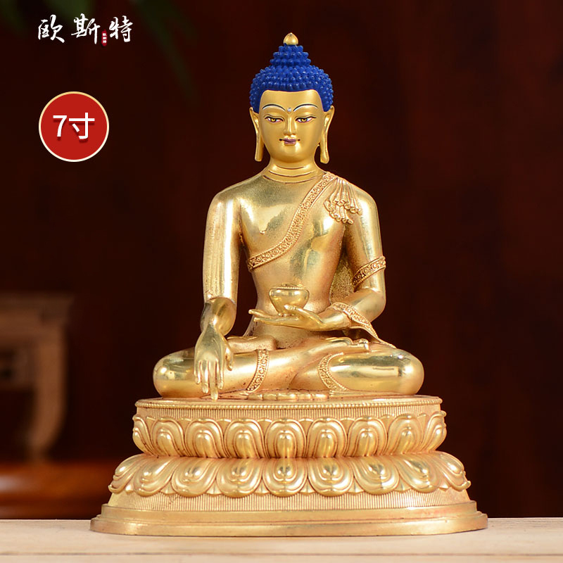 欧斯特铜鎏金手工摆件