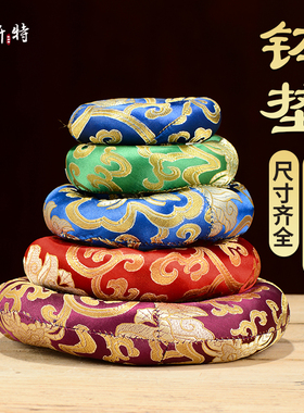 欧斯特颂钵钵垫 尼泊尔手工刺绣垫圈防滑垫 满月钵配件底垫钵盂垫