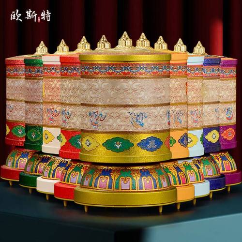 欧斯特马口铁桌面转动摆件电动款