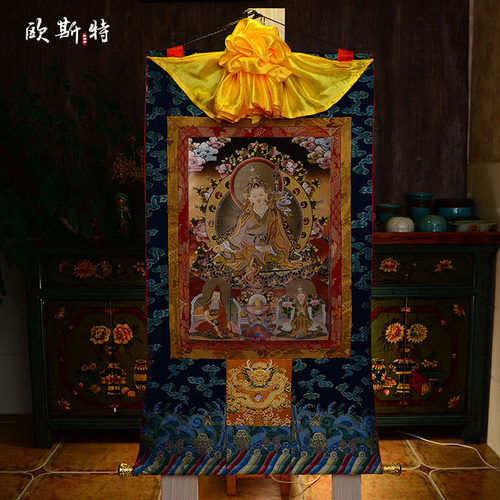 欧斯特皮质画心唐卡挂画