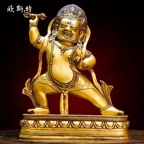 欧斯特铜浮雕花纹桌面艺术摆件