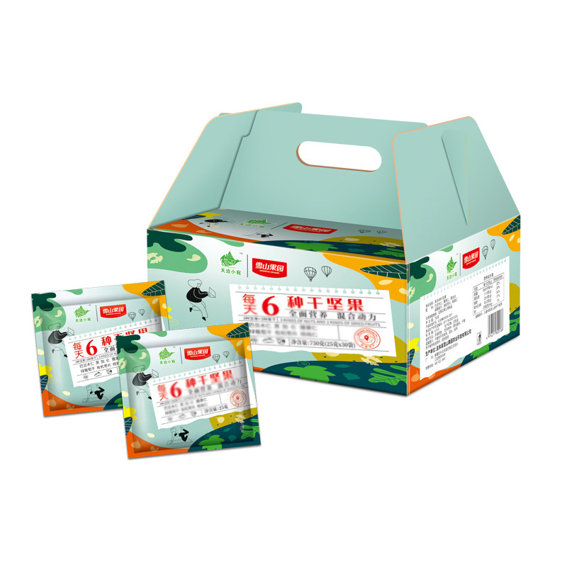 每天6种干坚果混合干果坚果