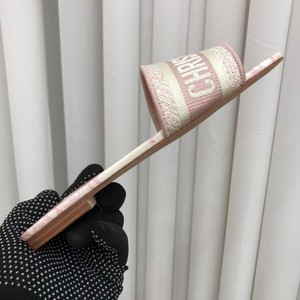 真皮拖鞋编织一字拖露趾女士凉拖