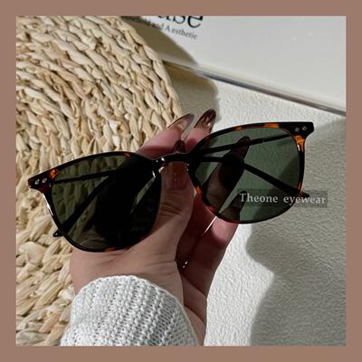 太阳眼镜偏光复古方型