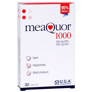 OPPULAND鱼油90%纯度omega3深海鱼油软胶囊Meaquor1000欧米茄鱼油