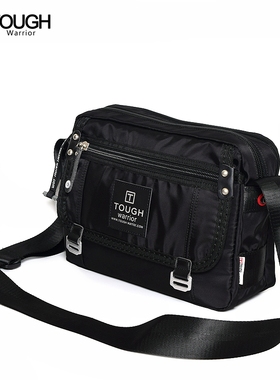 新款tough日系斜挎单肩包男时尚商务包高品质尼龙大容量休闲男包
