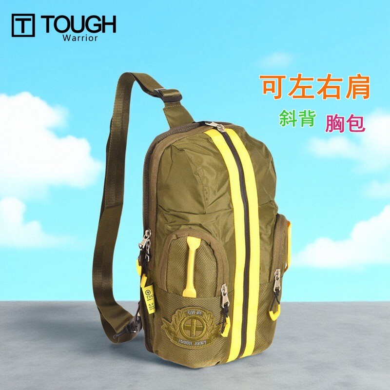Tough时尚胸包男士尼龙休闲运动