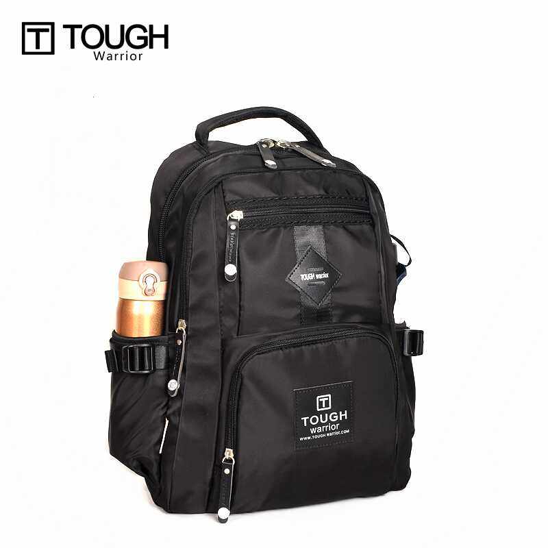 Tough时尚双肩男包百搭户外休闲上班街头背包品质尼龙电脑双肩包