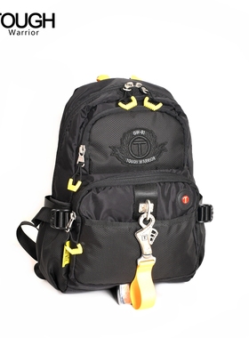 新款Tough时尚双肩男包户外休闲旅游骑行便携多层港风潮酷小背包