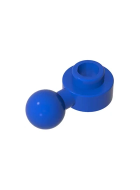 【50g】MOC积木零配件1x1带1孔圆板一侧带球头兼容3614散件