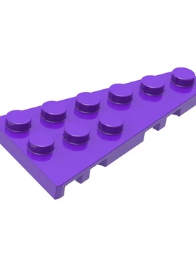 【50g】moc小颗粒积木54383国产兼容3x6楔形板[右]拼装零配件