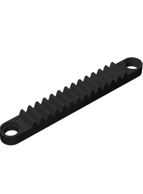 【50g】MOC国产积木6630兼容科技1x8带栓孔齿轮条特殊件