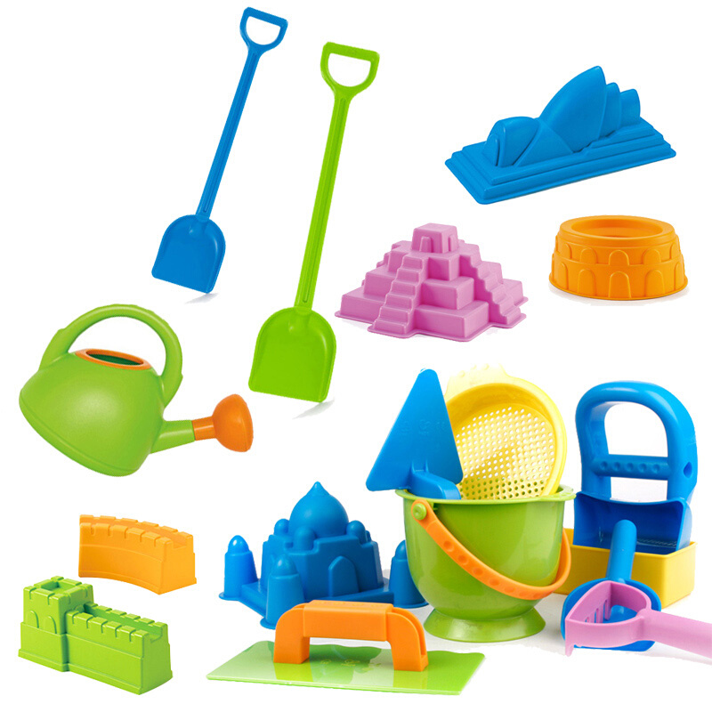 儿童沙滩玩具套装海滩玩沙工具宝宝挖沙子大铲子洒水壶小水桶