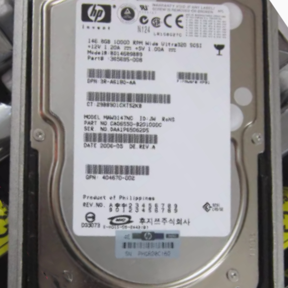 HP 硬盘 286716-B22 289044-001 404708-001 146.8G 80针SCSI 10K