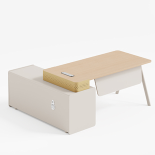 办公桌简约现代主管桌经理办公室桌椅组合高级感小型老板桌大班台