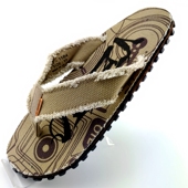 休闲外穿个性 越南拖鞋 人字拖男橡胶防滑耐磨沙滩夏季 潮流进口凉拖