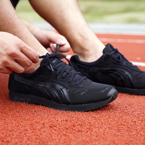 多威跑步鞋男黑色轻便户外体能训练鞋越野跑鞋专业运动鞋AM2713