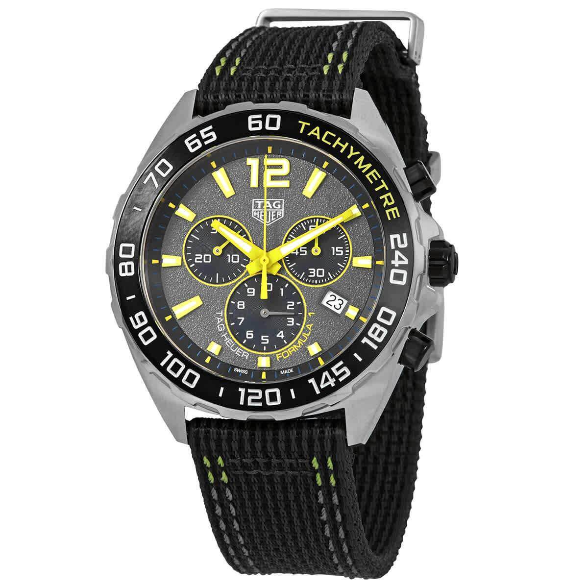 Tag Heuer Formula 1计时表石英灰表盘男士手表CAZ101AGFC8304