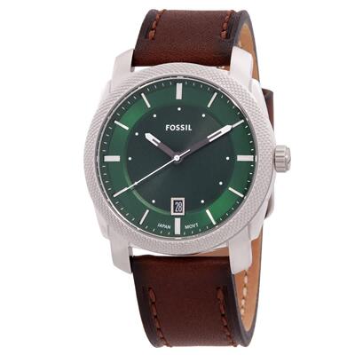 Fossil Machine石英绿色表盘男士手表FS6085