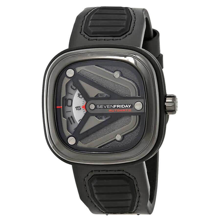 SevenFriday七个星期五M系列自动机械灰表盘男士手表M3 01