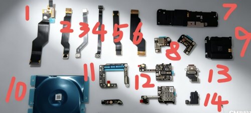 适用于全新原装华硕手机rog8/8pro排线卡槽侧边尾插ROG8内配配件