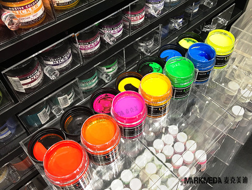 nicker水粉不透明水彩颜料荧光