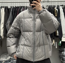 高充绒重磅轻量化立领短款羽绒服男冬季加厚保暖90白鸭绒面包服潮