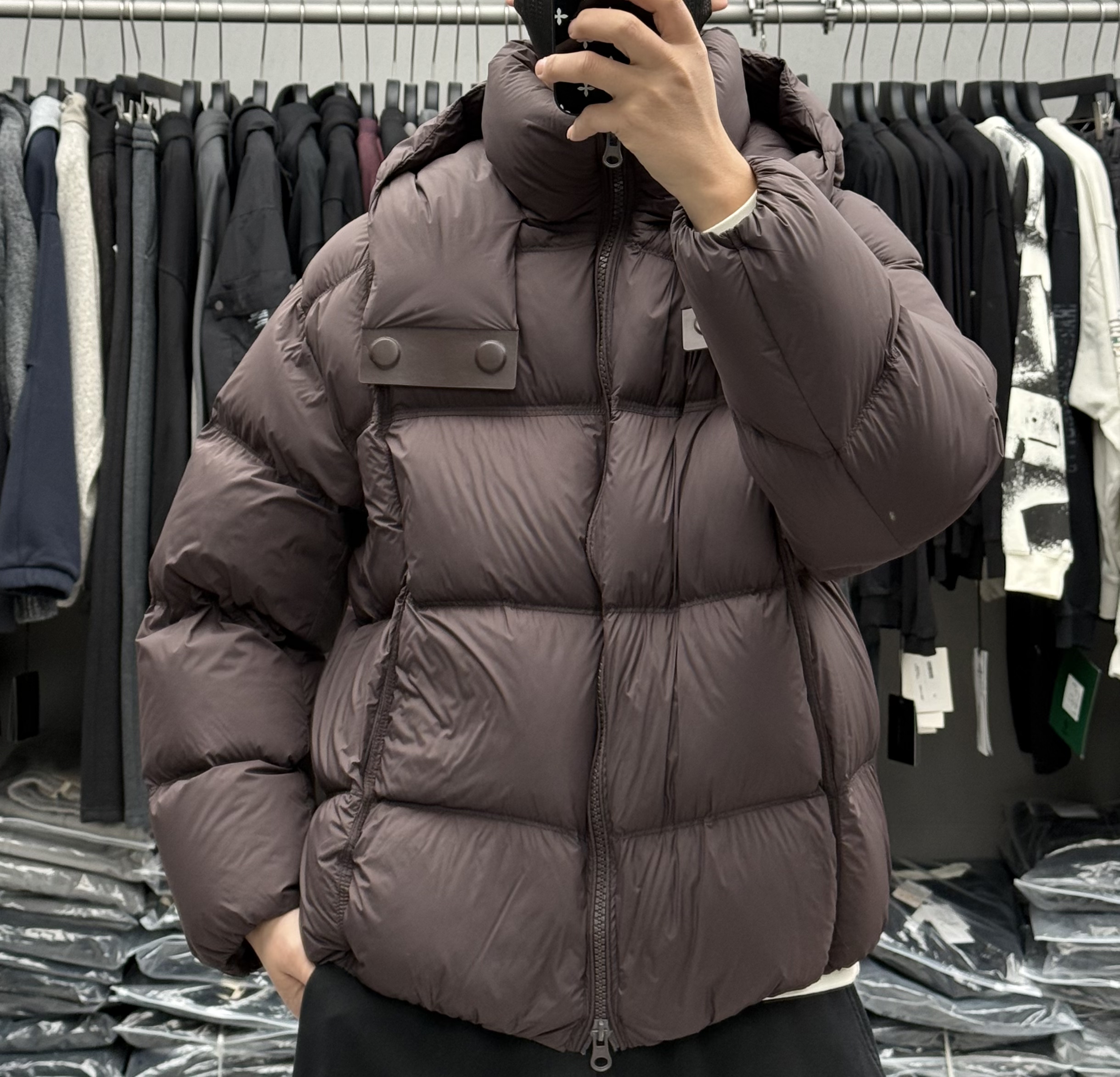 云朵零压感高蓬泡芙连帽羽绒服男冬季加厚保暖轻便韩系情侣面包服