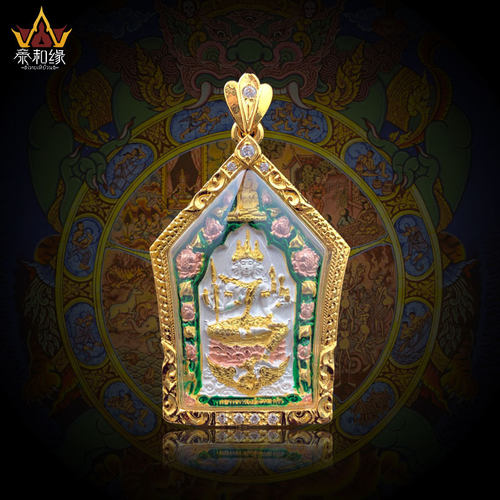 龙婆雨水四面神四面佛泰国佛牌