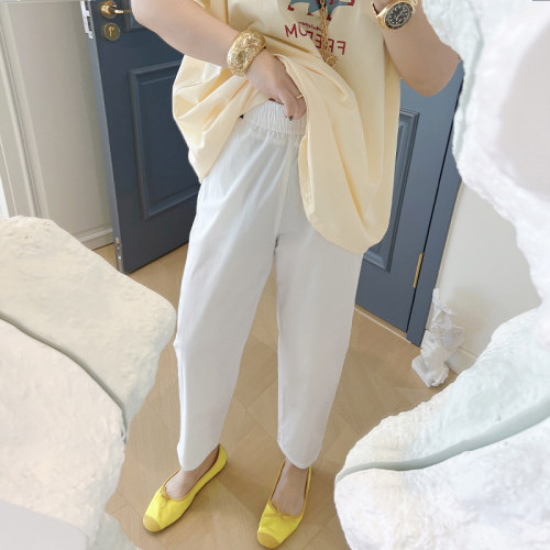 大码女装胖mm轻薄休闲裤