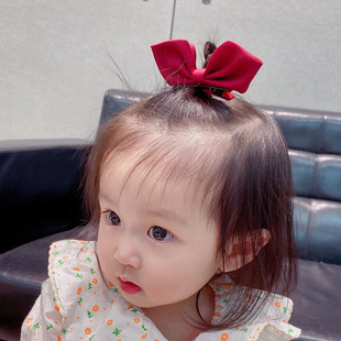 儿童发夹小宝宝发饰甜美宝宝头上装饰品宝宝刘海夹小童发夹全包布