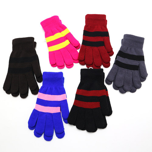 韩版毛线学生男士秋冬天劳保手套