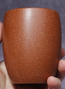 宜兴紫砂杯全手工品茗杯个人杯原矿龙血砂大号主人杯小杯190cc