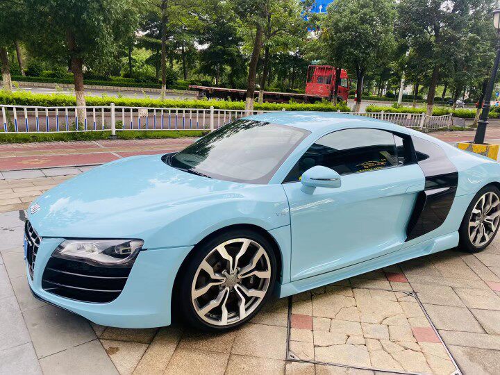 德国巴斯夫鹦鹉漆瓷器蓝马卡龙色系列高光清漆全车改色促销