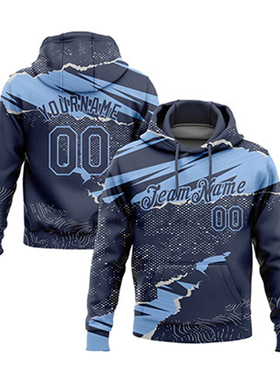 Free Customized Football Pullover Hoodies Men's Sports Coats