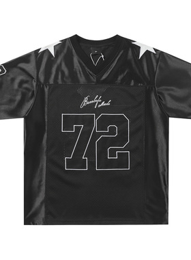 America Style Jersey For Men V Collar Women's Sports T-Shirt