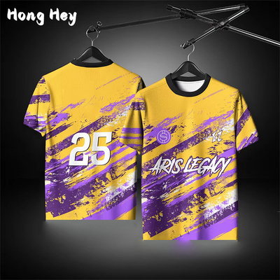 新款时尚男女短袖T恤球衣运动衣