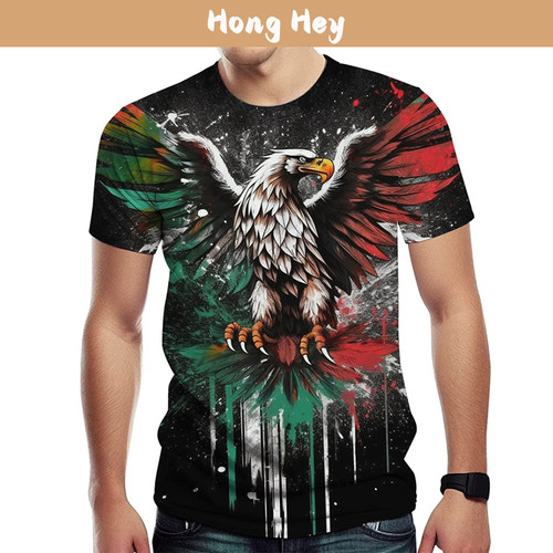 Eagle T-Shirts For Men Short Sleeves Crewneck Men's T-Shirts