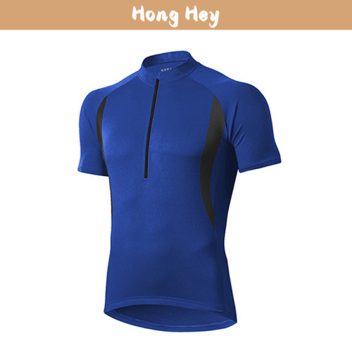 Riding Clothes Short Sleeve Zipper Training Cycling Clothing