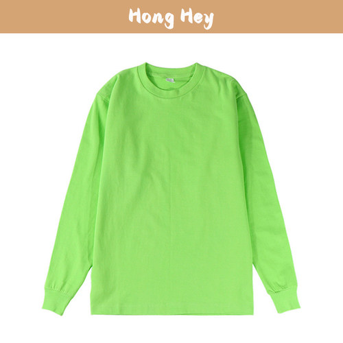 Spring and Autumn Thick Cotton Women's T-Shirt Long Sleeves