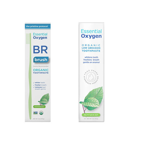 美国Essential Oxygen安东尼推荐美白有机牙膏清新口气牙护牙龈