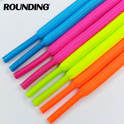 原装正品5mm圆鞋带配AJ12 AJ13 AJ10 AJ23黑白灰红蓝紫荧光绿橙