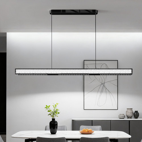 意式轻奢手扫全光谱护眼餐厅吊灯