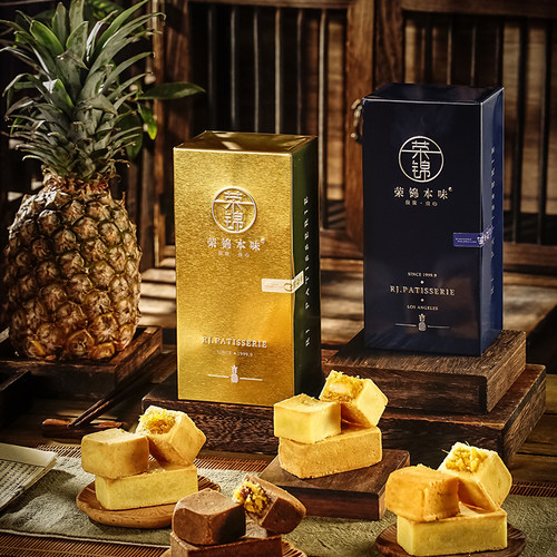 沈爷的宝贝 RJ郭荣锦台湾甜点名师出品 凤梨酥 零食六枚/盒 - 封面